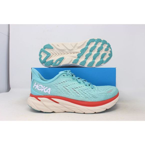 Hoka Clifton 8 Blue/Red-White 1119394/AEBL Women's - Picture 3 of 8